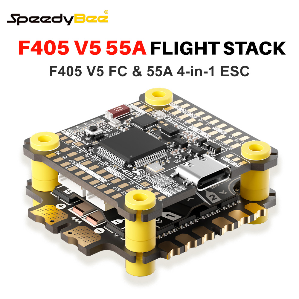 SpeedyBee F405 V5 Stack F405 V - Foxeer Reaper F4 128K 65A Esc recension och pris