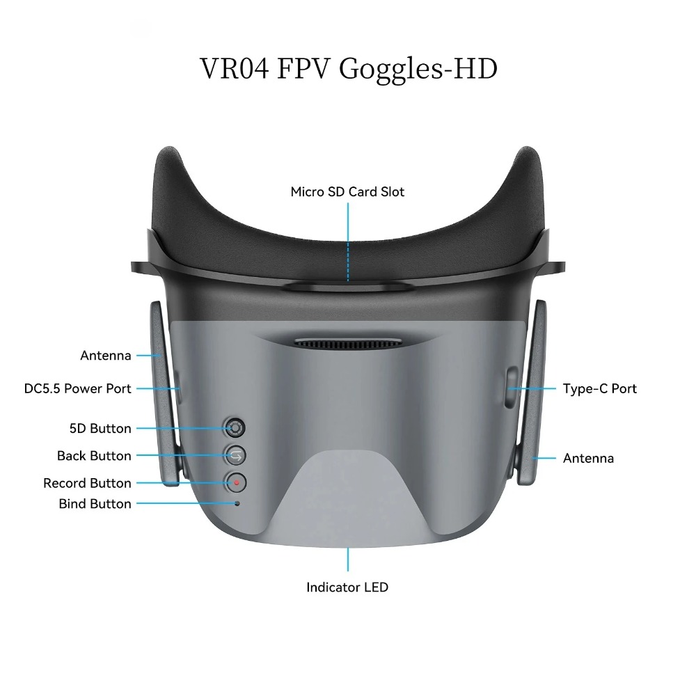 NEW BETAFPV VR04 FPV Goggles H - Skyzone Cobra X V2 Fpv Goggles recension och pris