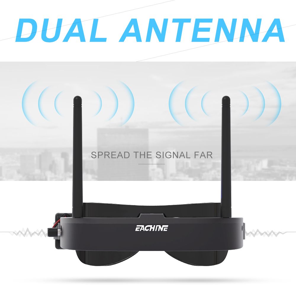 Eachine EV100 720*540 5.8G 72C - Skyzone Cobra X V2 Fpv Goggles recension och pris